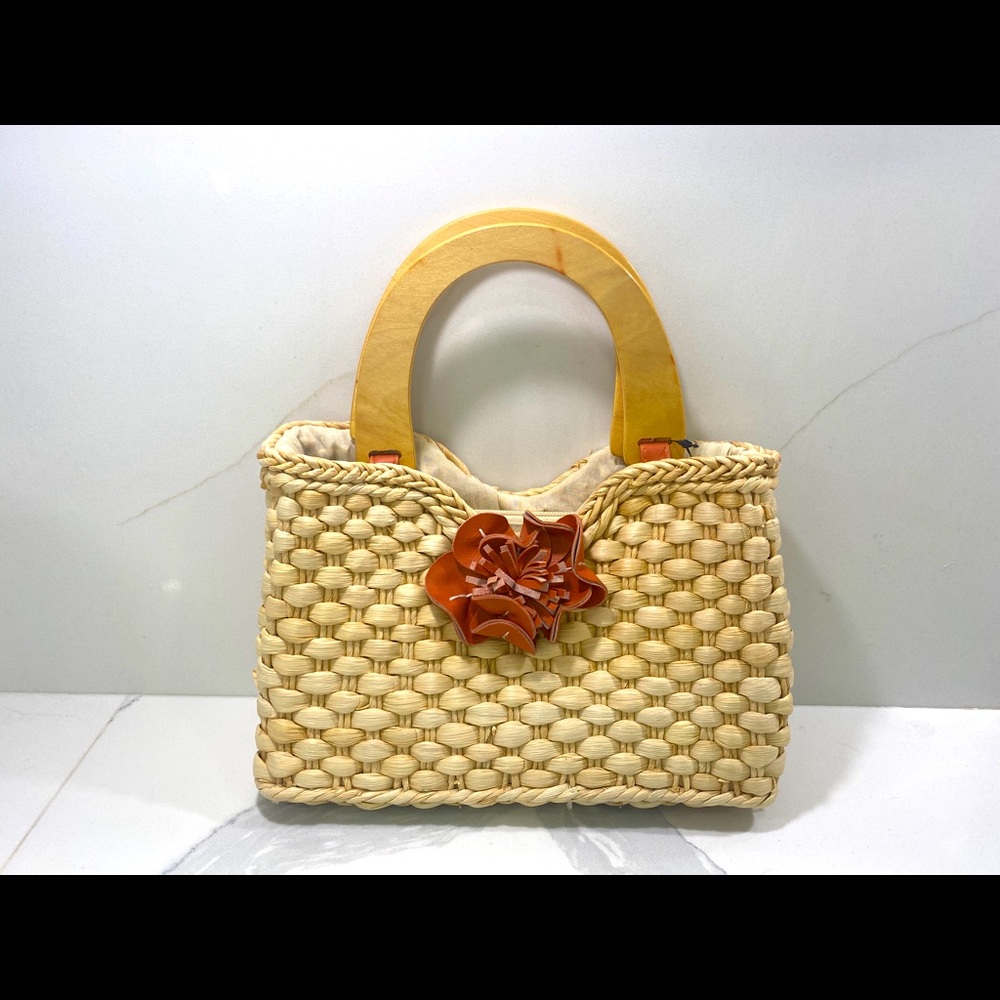 Bamboo inspired mini bag